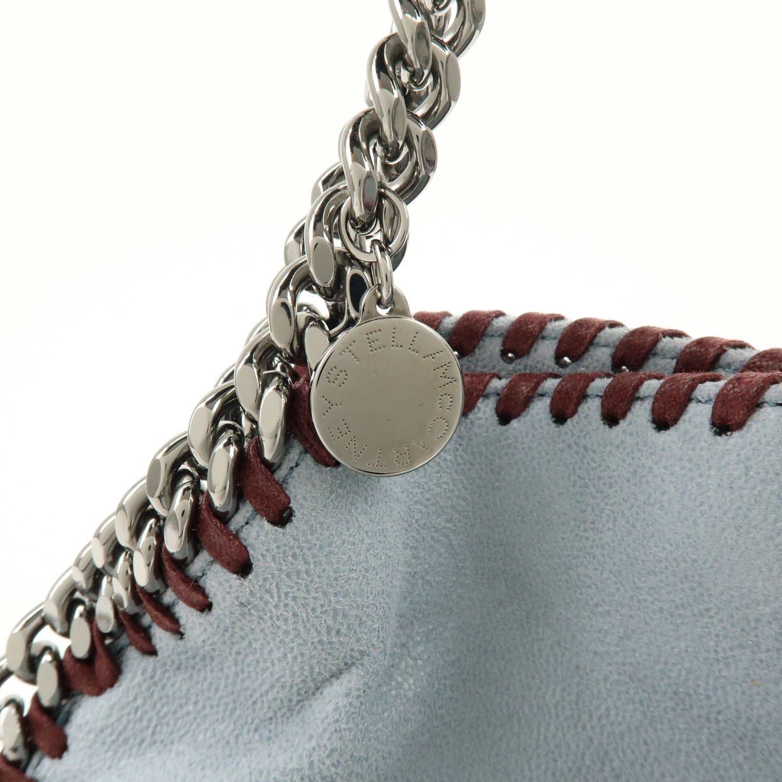 STELLA MCCARTNEY Falabella Tiny Faux Leather 2Way Bag Blue 371223