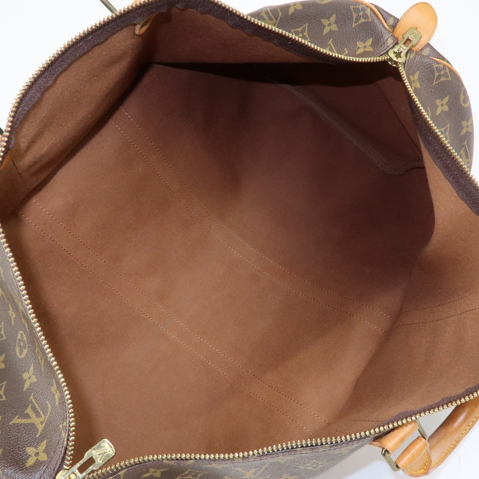 Louis Vuitton Monogram Keep All 55 Boston Bag Brown M41424