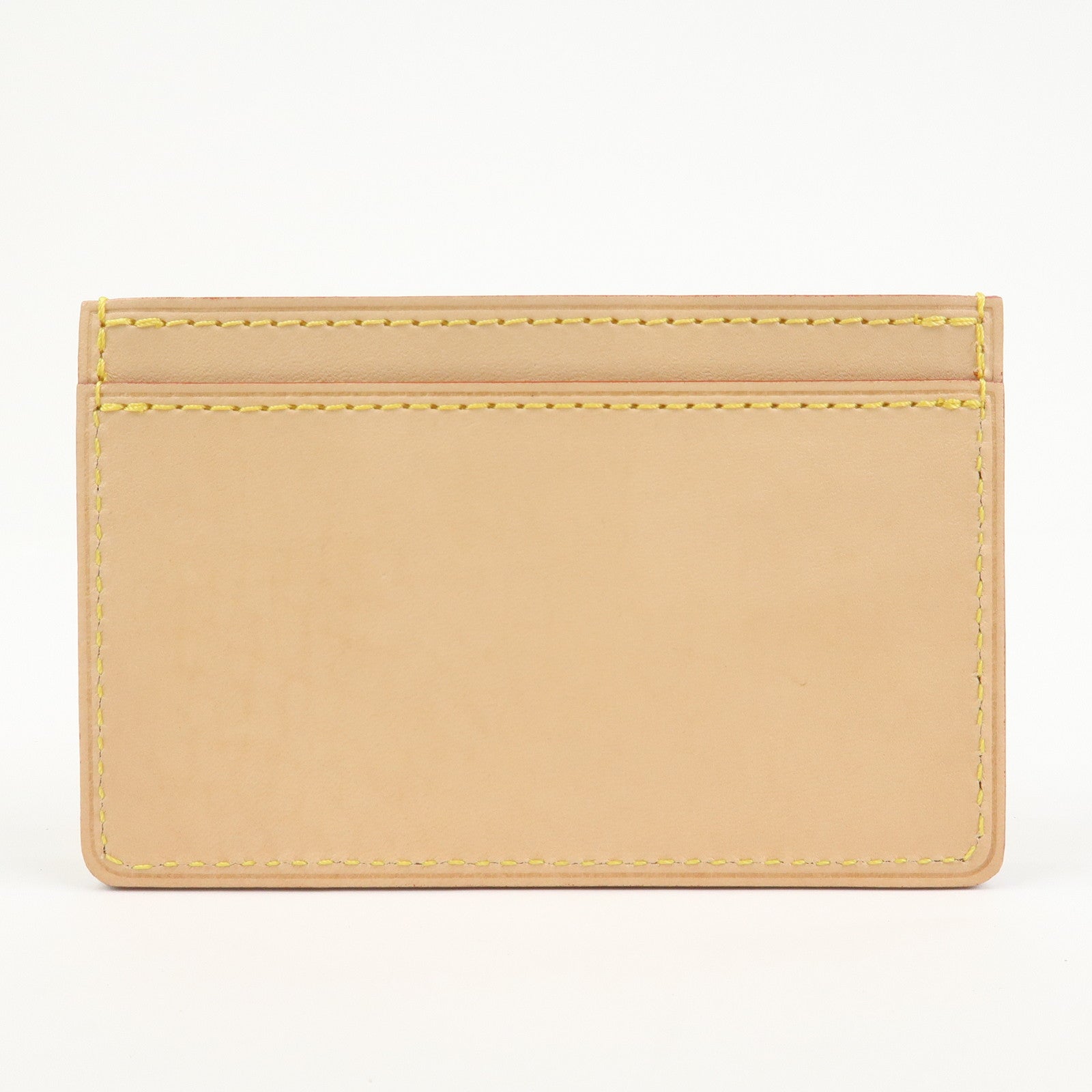 Louis Vuitton Nume Leather Card Case Card Holder Natural