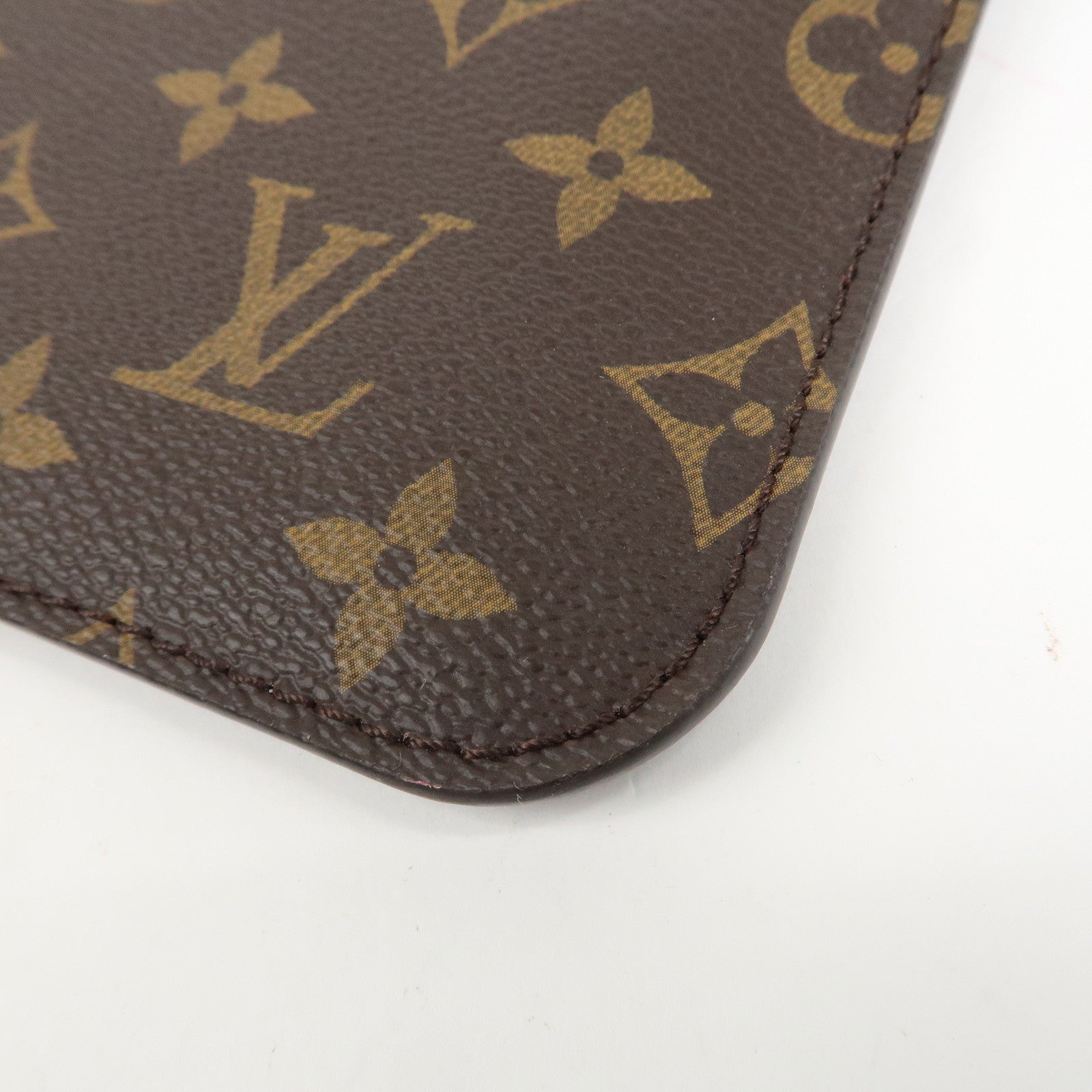 Louis Vuitton Monogram Pouch for Neverfull MM Brown Used