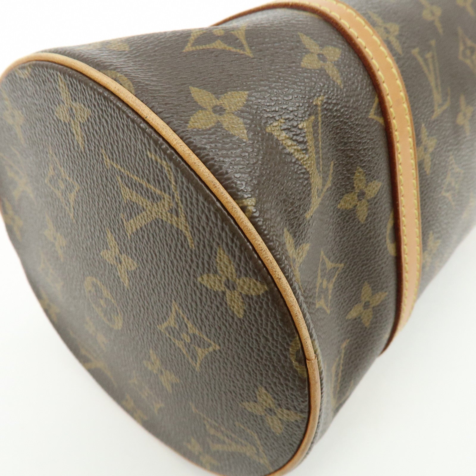Louis Vuitton Monogram Papillon 30 Hand Bag Brown M51385