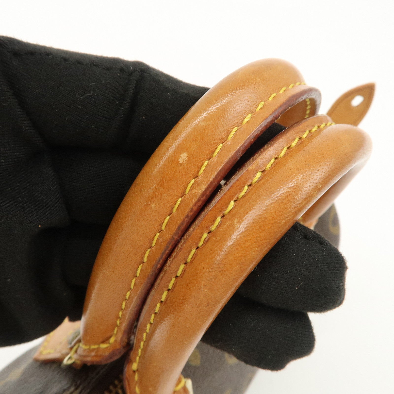 Louis Vuitton Monogram Mini Speedy Hand Bag Brown M41534 Used