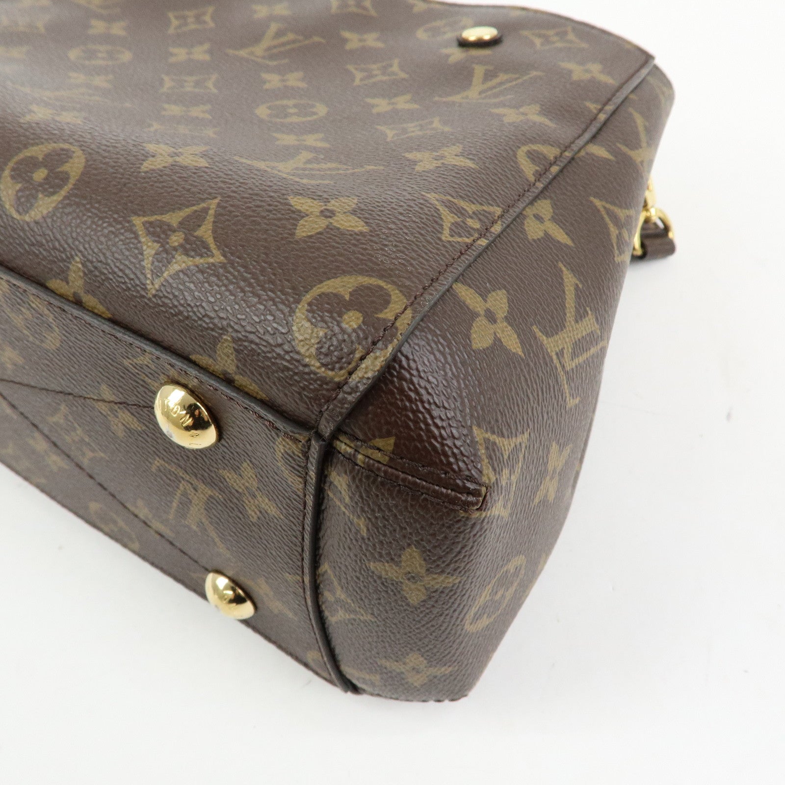 Louis Vuitton Monogram Montaigne BB 2Way Bag Hand Bag Brown M41055