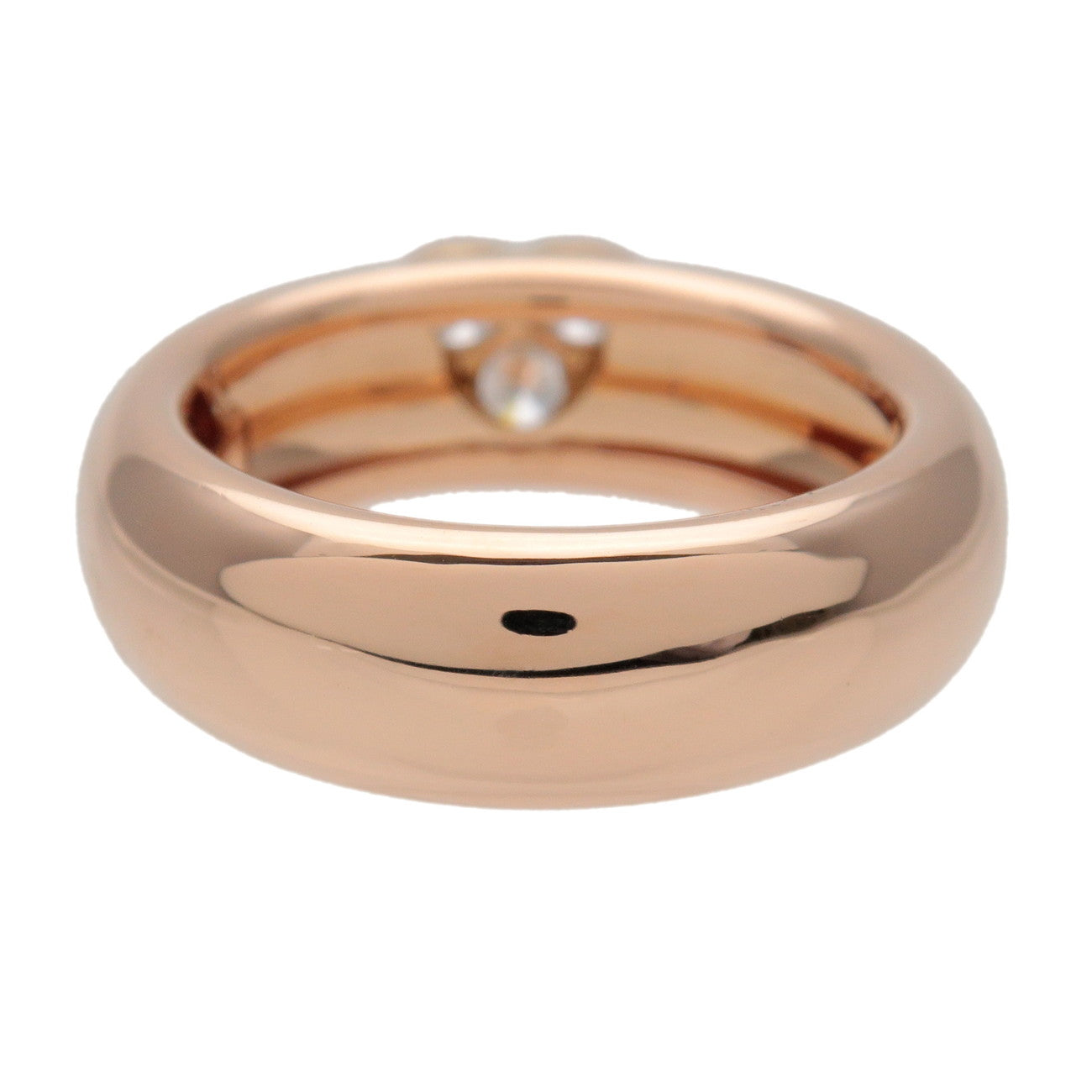 Tiffany & Co Friendship 3P Diamond Heart Ring K18 750YG US5.25