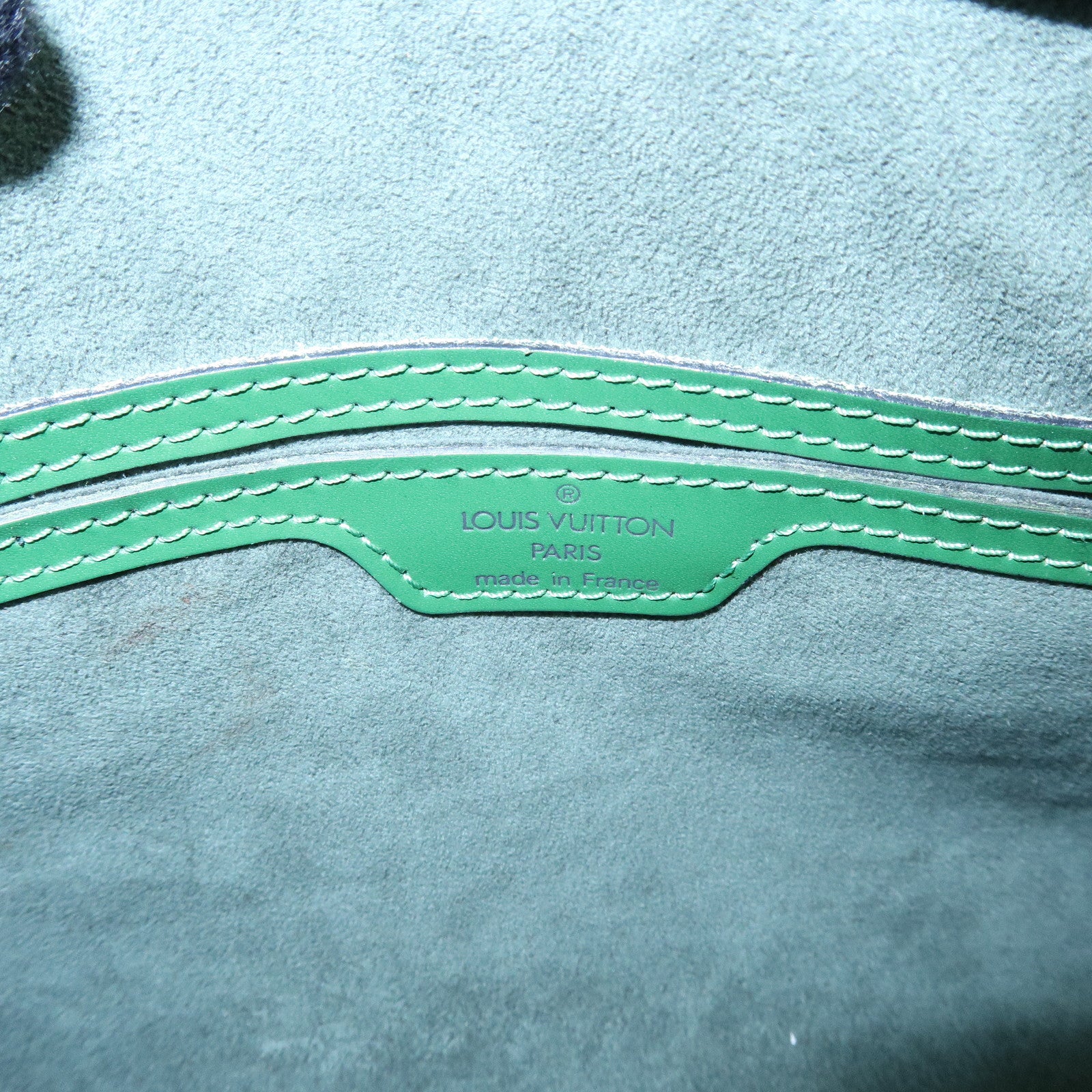 Louis Vuitton Epi Soufflot Hand Bag Borneo Green M52224