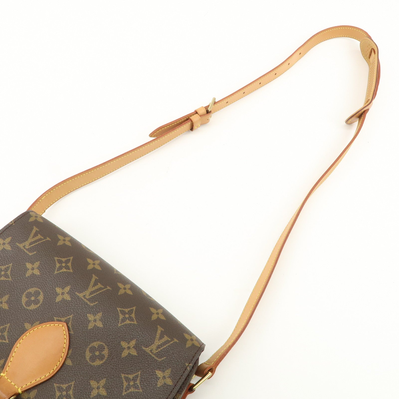 Louis Vuitton Monogram Saint Cloud GM Shoulder Bag Brown M51242