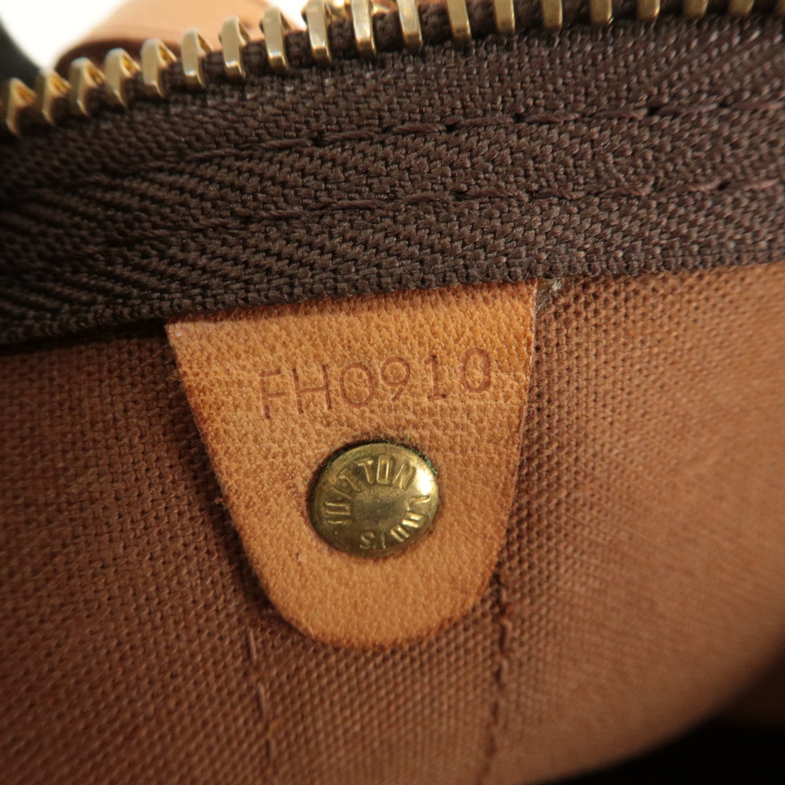 Louis Vuitton Monogram Keep All 45 Boston Bag Brown M41428