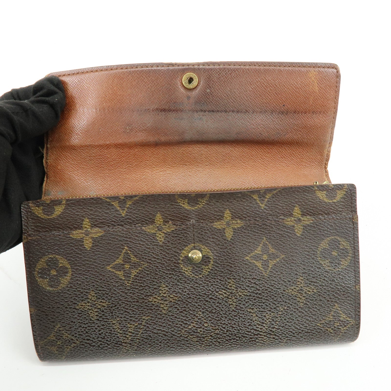 Louis Vuitton Monogram Set of 4 Long Wallets M61726/M61725/M61215