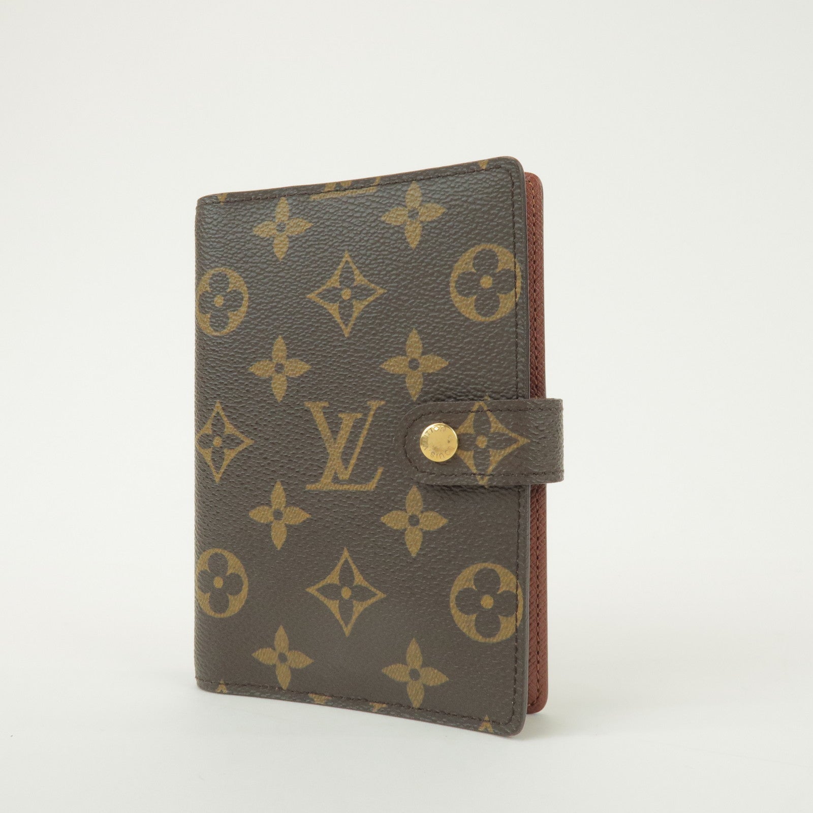 Louis Vuitton Monogram Agenda PM Planner Cover Brown R20005