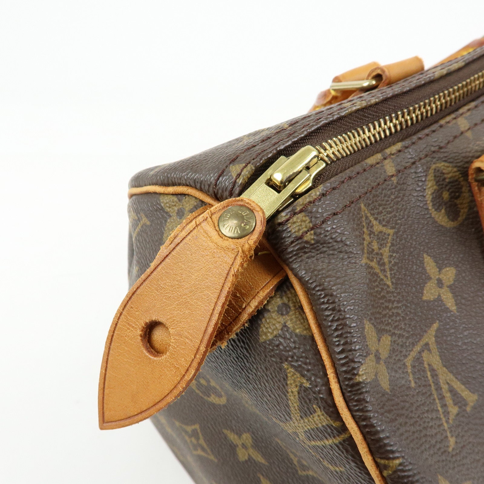 Louis Vuitton Monogram Speedy 30 Boston Bag Hand Bag Brown M41526