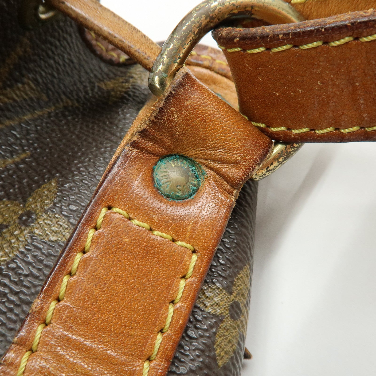 Louis Vuitton Monogram Petit Noe Shoulder Bag Brown M42226