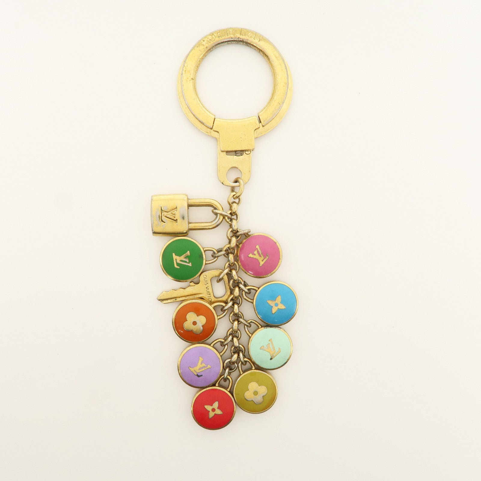 Louis Vuitton Porte Cles Pastille Bag Charm Multicolor M65381