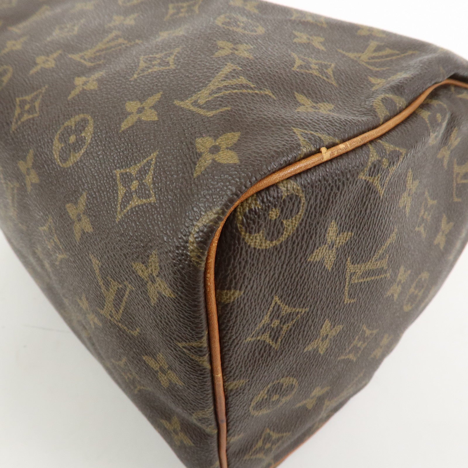 Louis Vuitton Monogram Speedy 30 Boston Bag Hand Bag Brown M41526