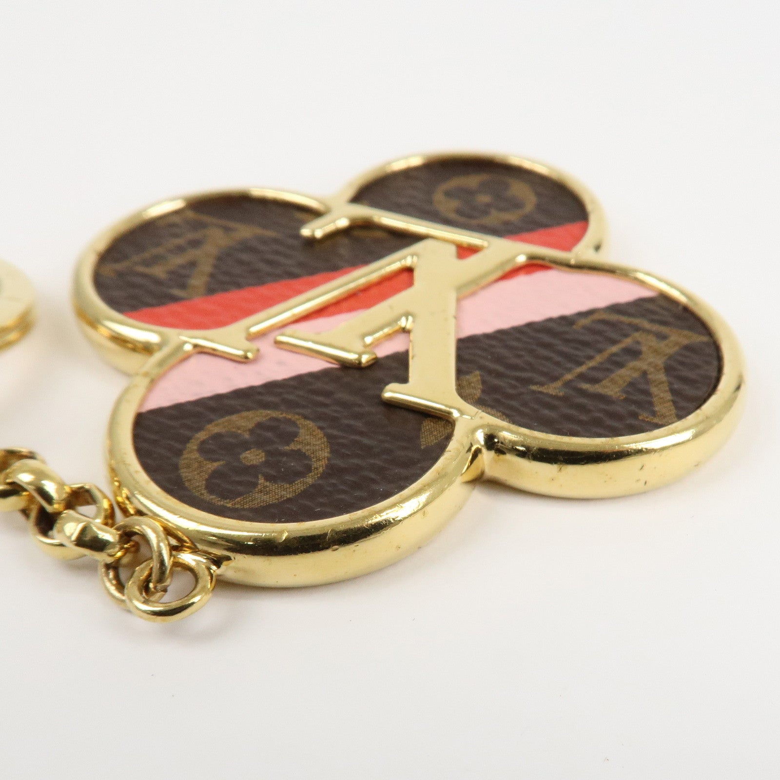 Louis Vuitton Monogram Porte Cles Into The Flower Key Chain M37356 Used