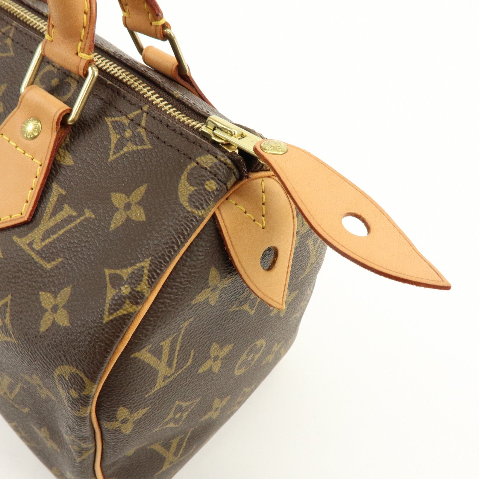 Louis Vuitton Monogram Speedy 25 Boston Bag Hand Bag Brown M41528