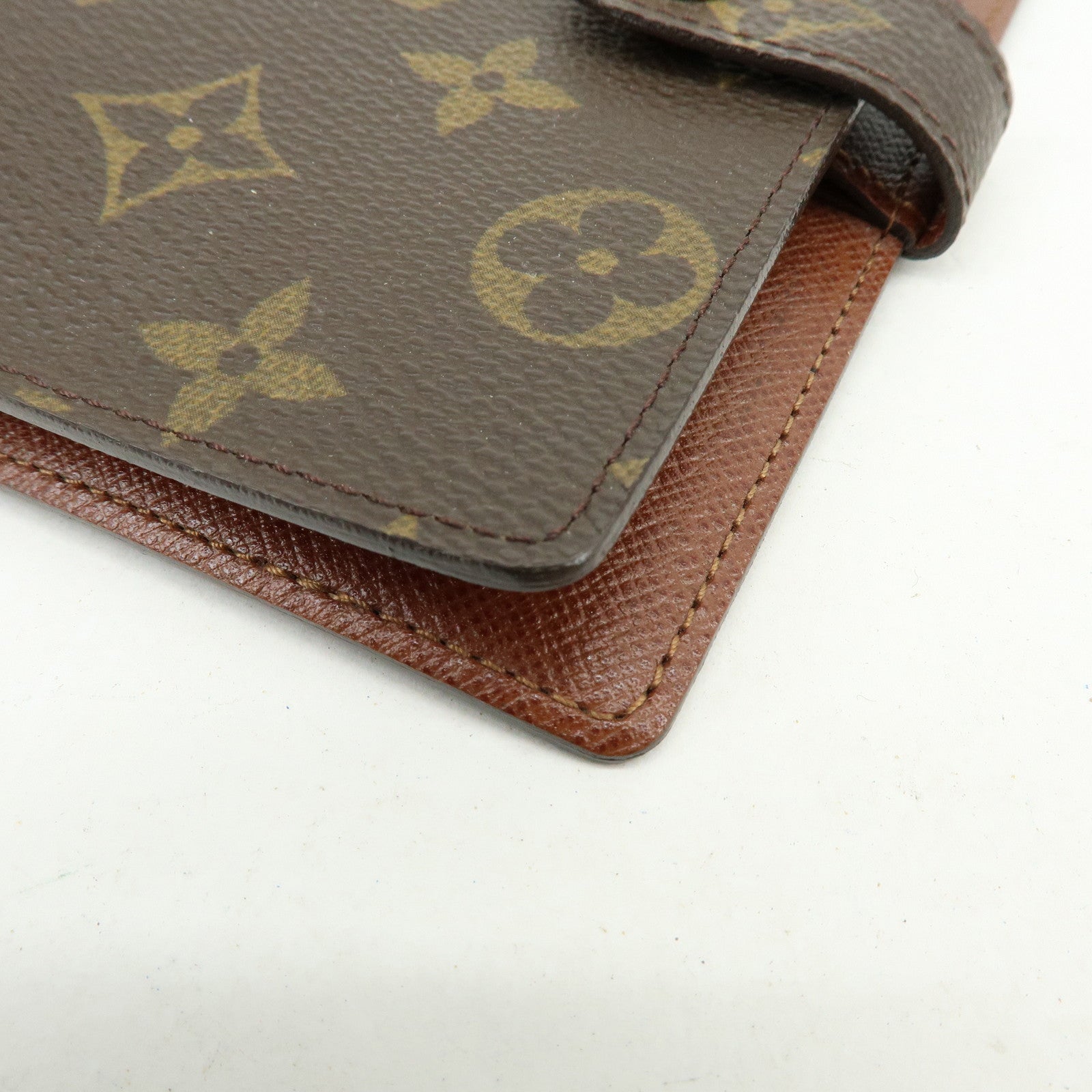 Louis Vuitton Monogram Agenda PM Planner Cover Brown R20005