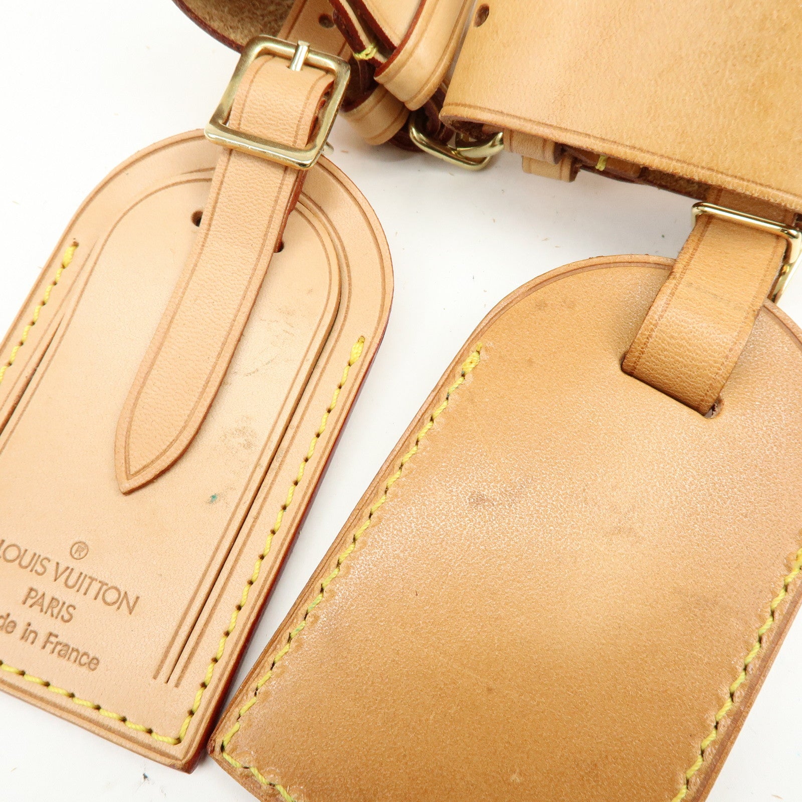 Louis Vuitton Set of 10 Leather Name Tag & Poignet