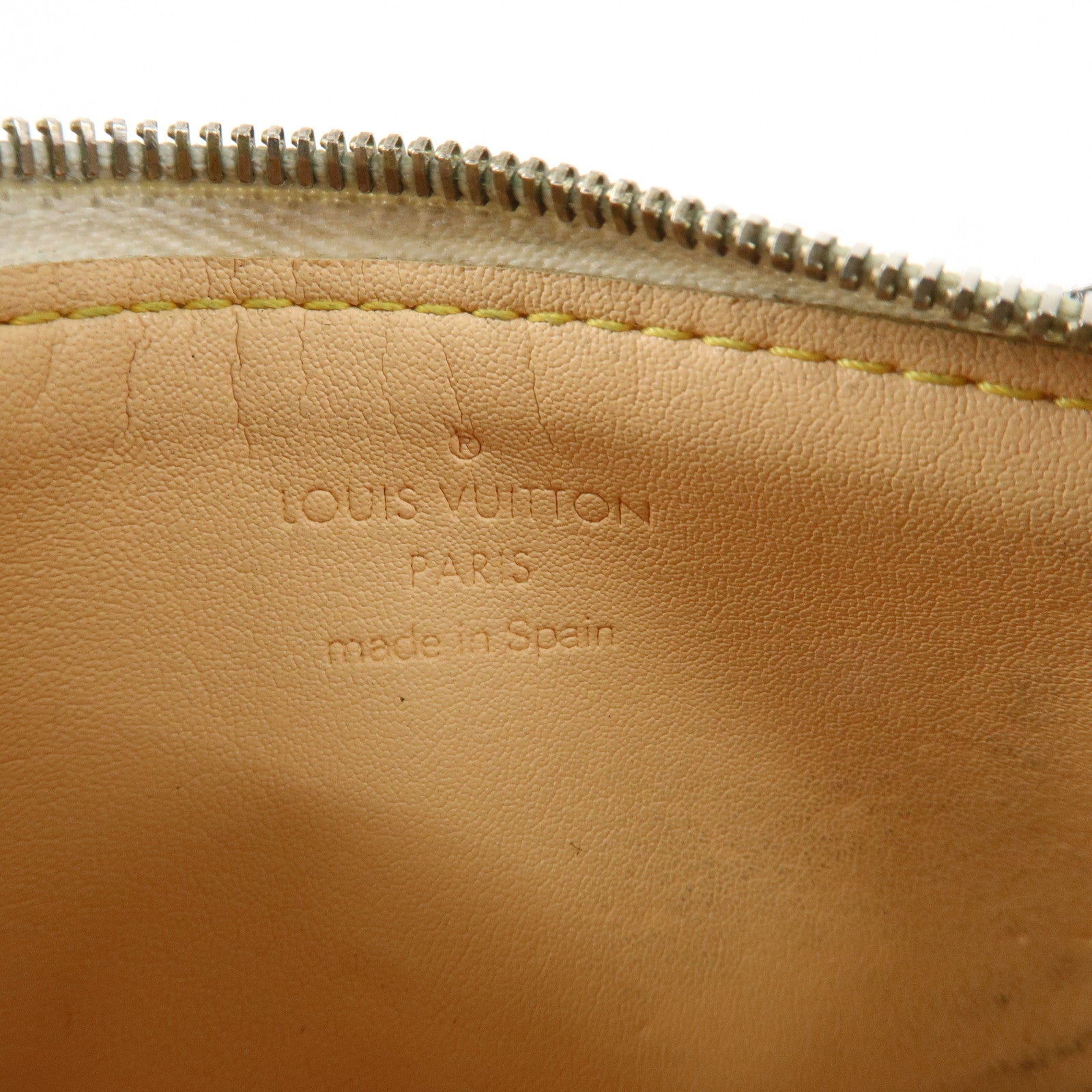 Louis Vuitton Monogram Multicolor Pochette Cles Blanc M92655 Used