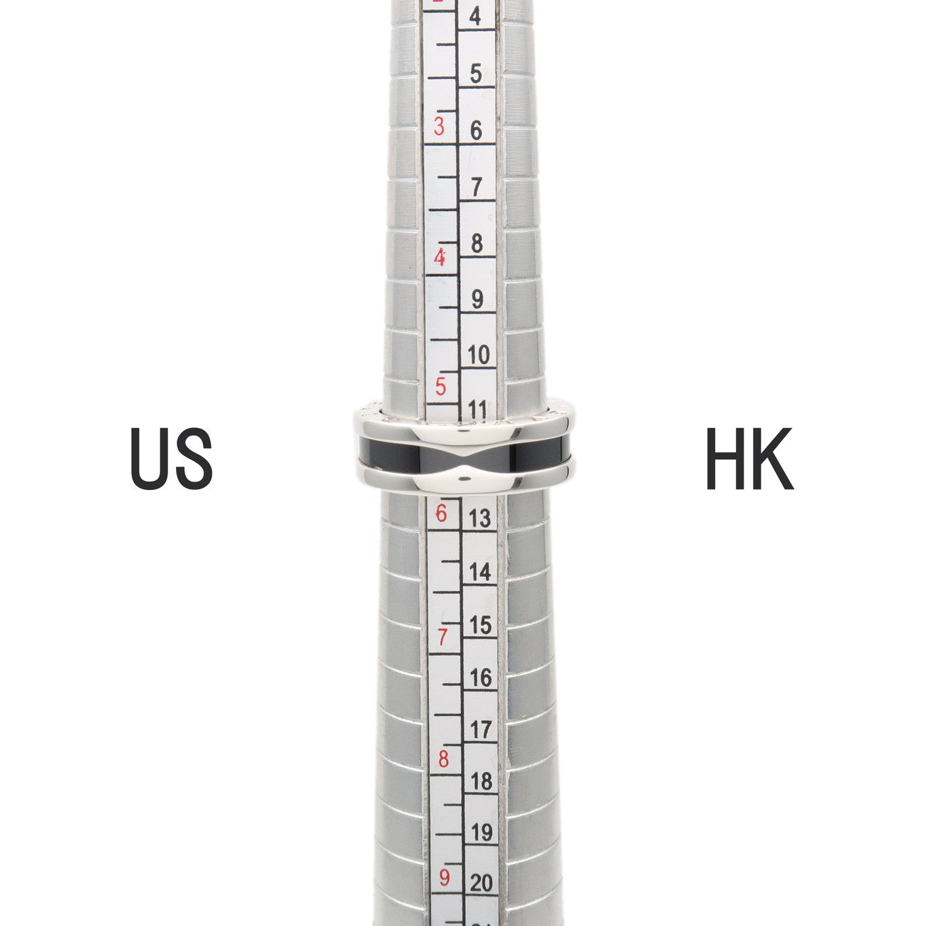 BVLGARI B-Zero1 Save the Children Ring SV925 Black Ceramic US5.5