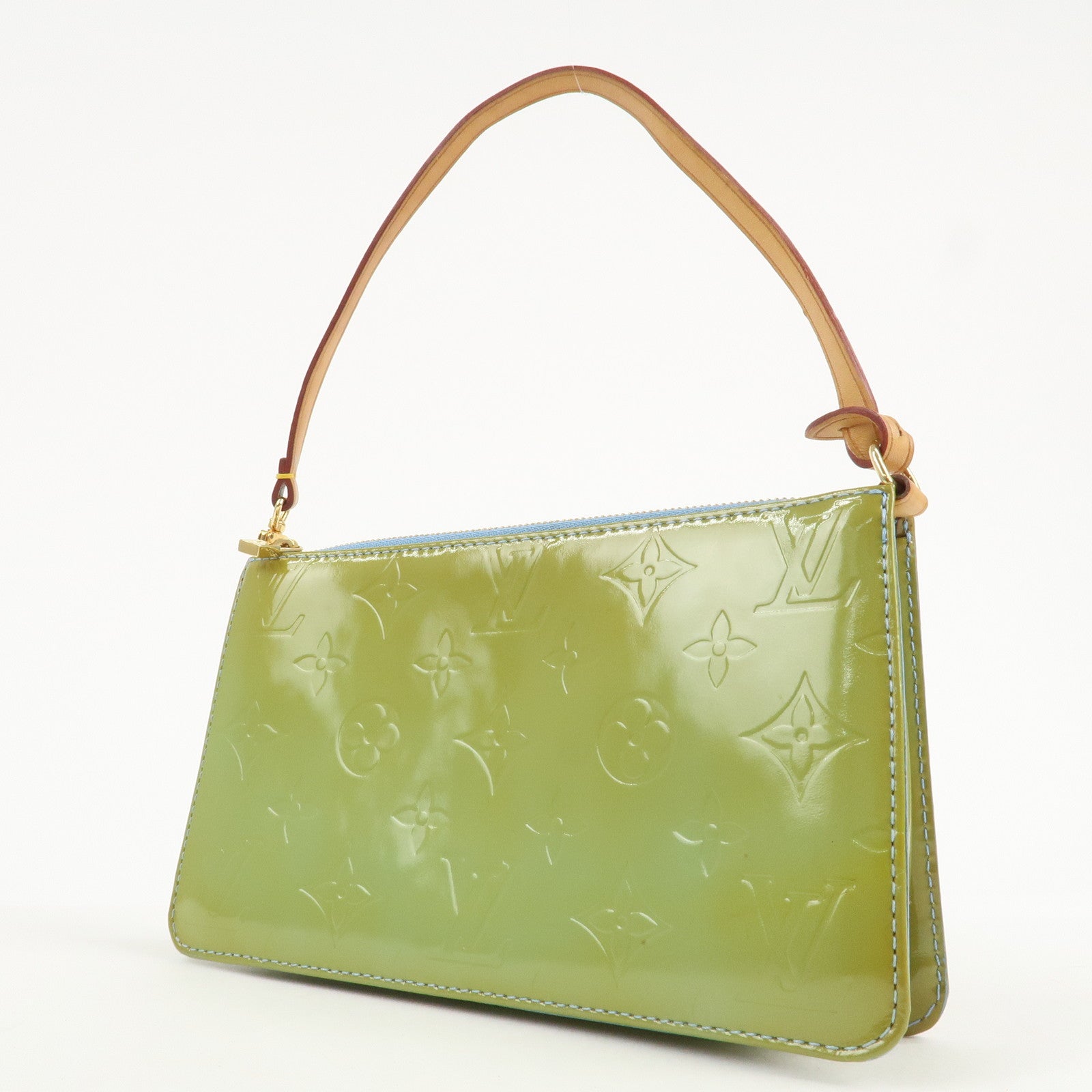 Louis Vuitton Monogram Vernis Lexington Hand Bag Baby Blue M91011