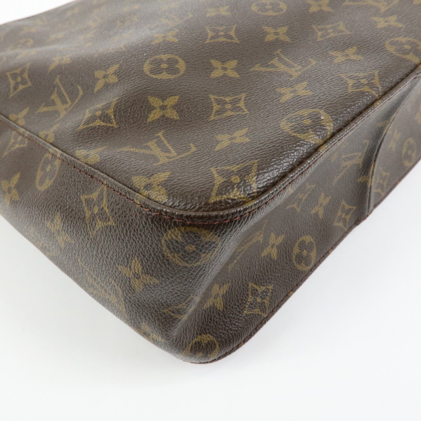 Louis Vuitton Monogram Looping GM Shoulder Bag Brown M51145