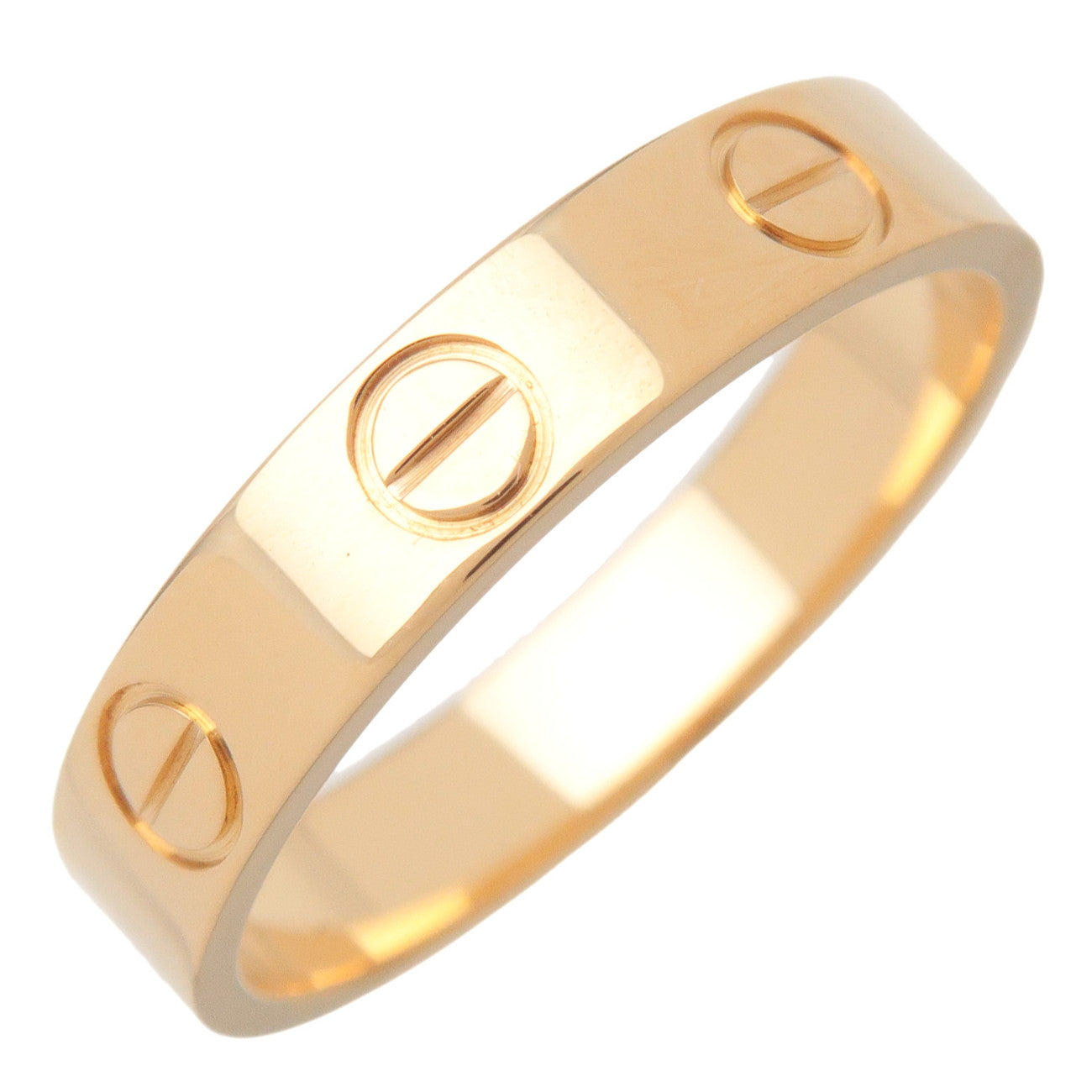 Cartier Mini Love Ring K18 750YG Yellow Gold #49 US5 EU49 HK10.5