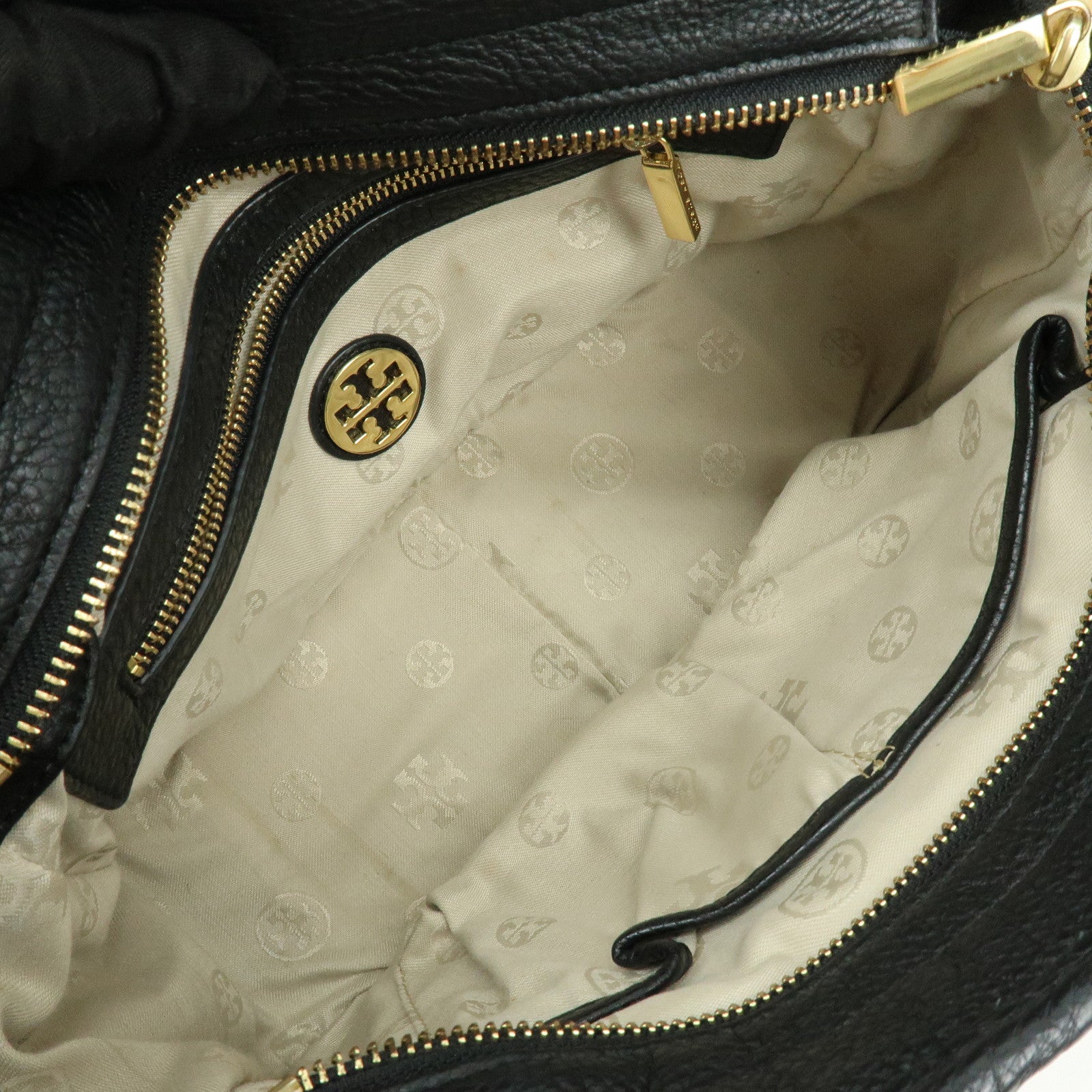 TORY BURCH Amanda Leather 2Way Bag Hand Bag Shoulder Bag Black