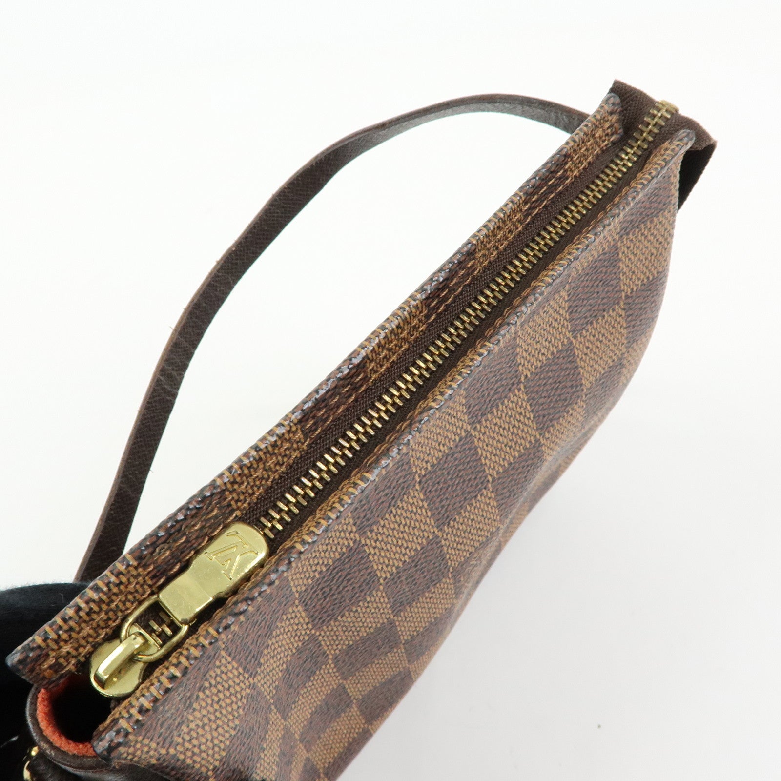Louis Vuitton Damier Trousse Makeup Accessory Pouch Brown N51982