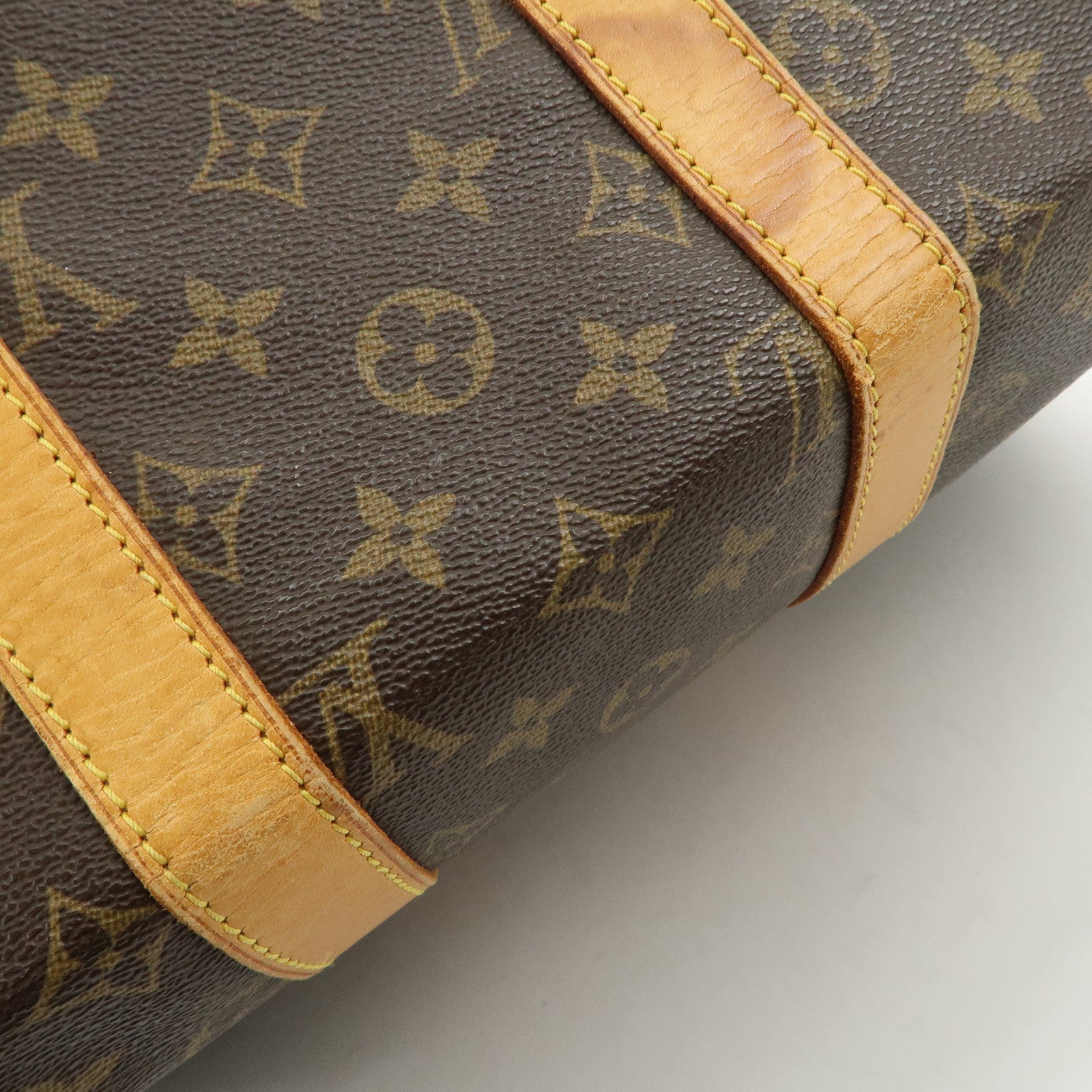 Louis Vuitton Monogram Canvas Keep All 45 Boston Bag Brown M41428