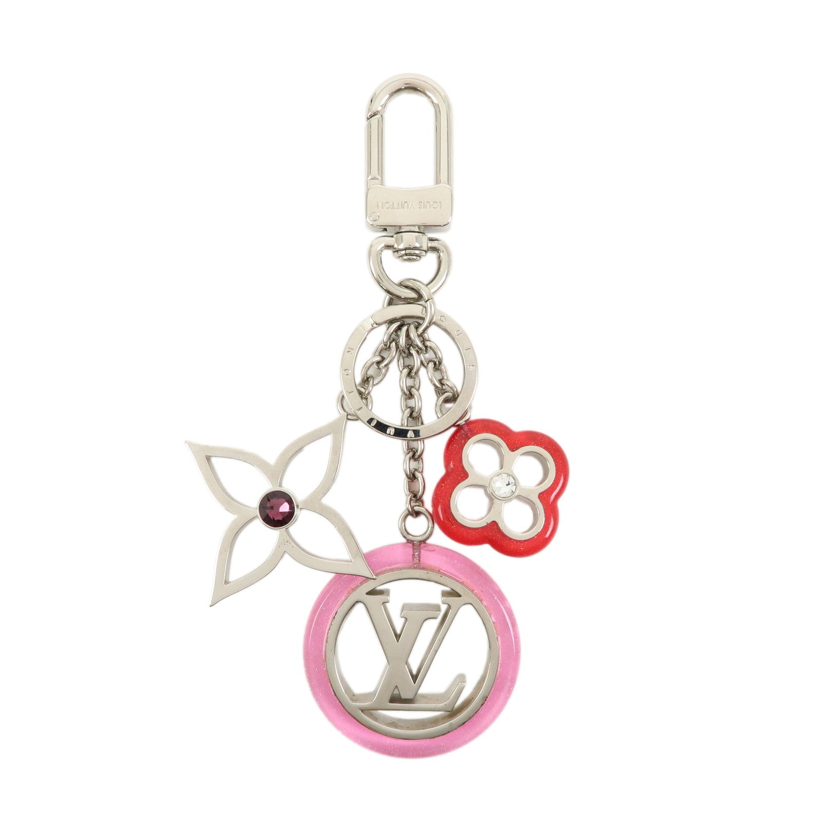 Louis Vuitton Porte Cles Colorline Strass Key Holder Charm M67357