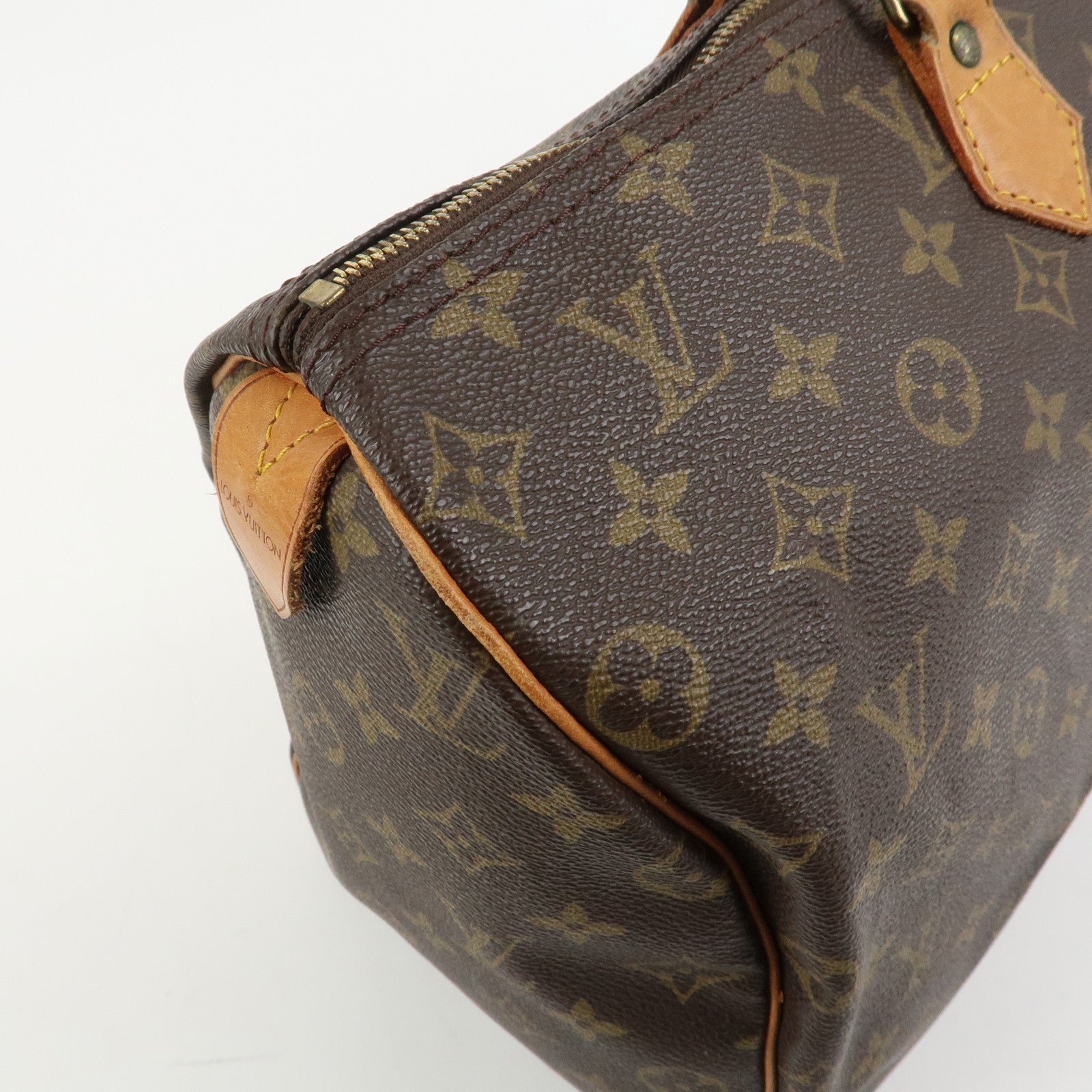 Louis Vuitton Monogram Speedy 40 Hand Bag Boston Bag Brown M41522
