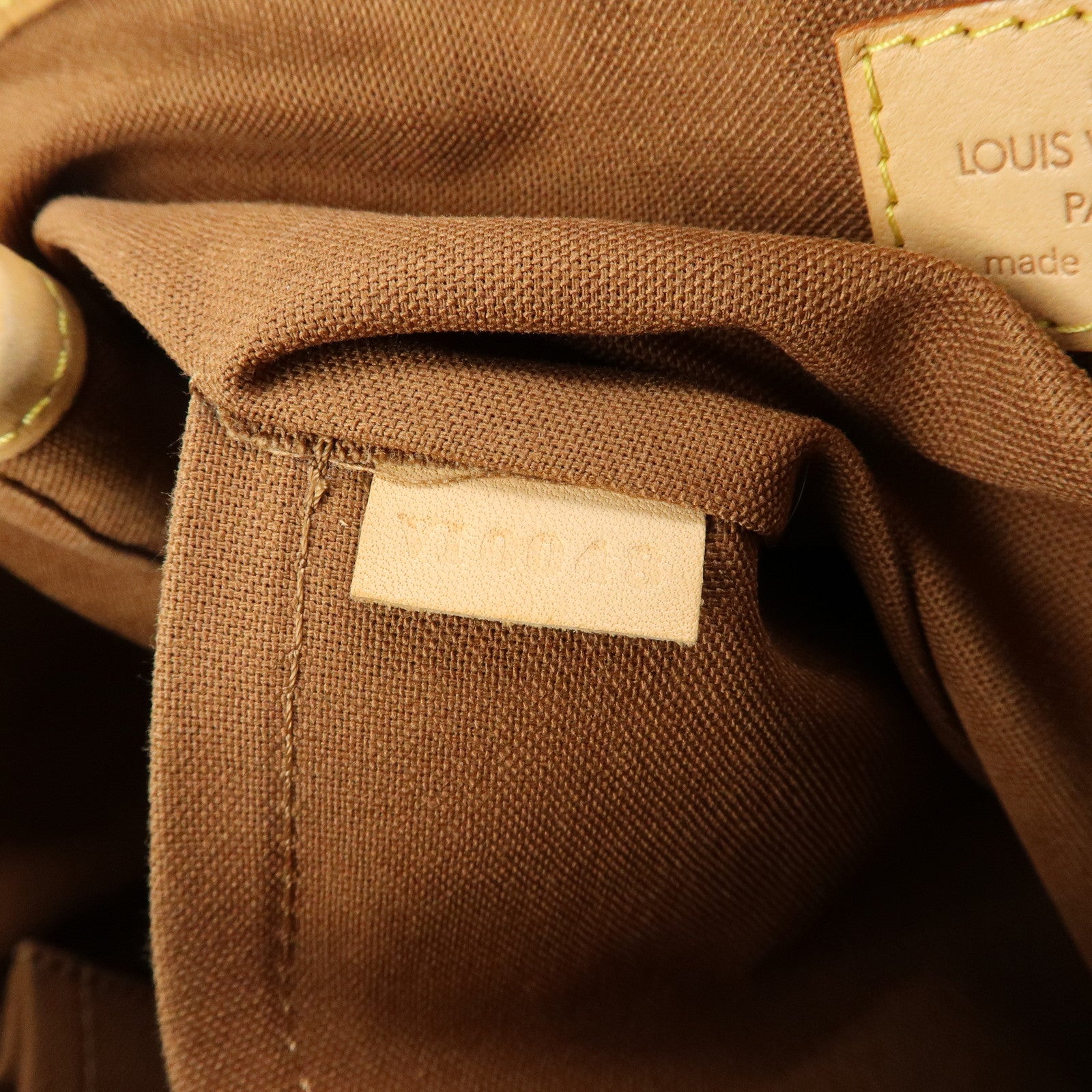 Louis Vuitton Monogram Batignolles Canvas Tote Bag Hand Bag M51156