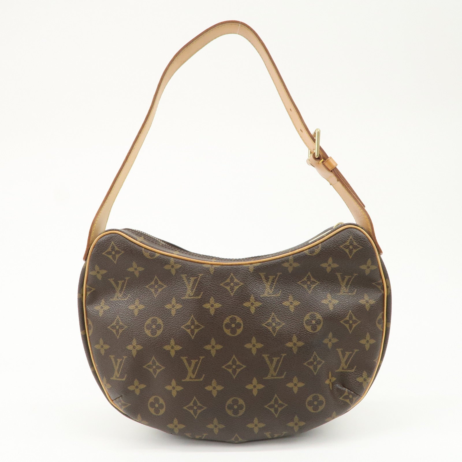 Louis Vuitton Monogram Croissant MM Shoulder Bag Brown M51512