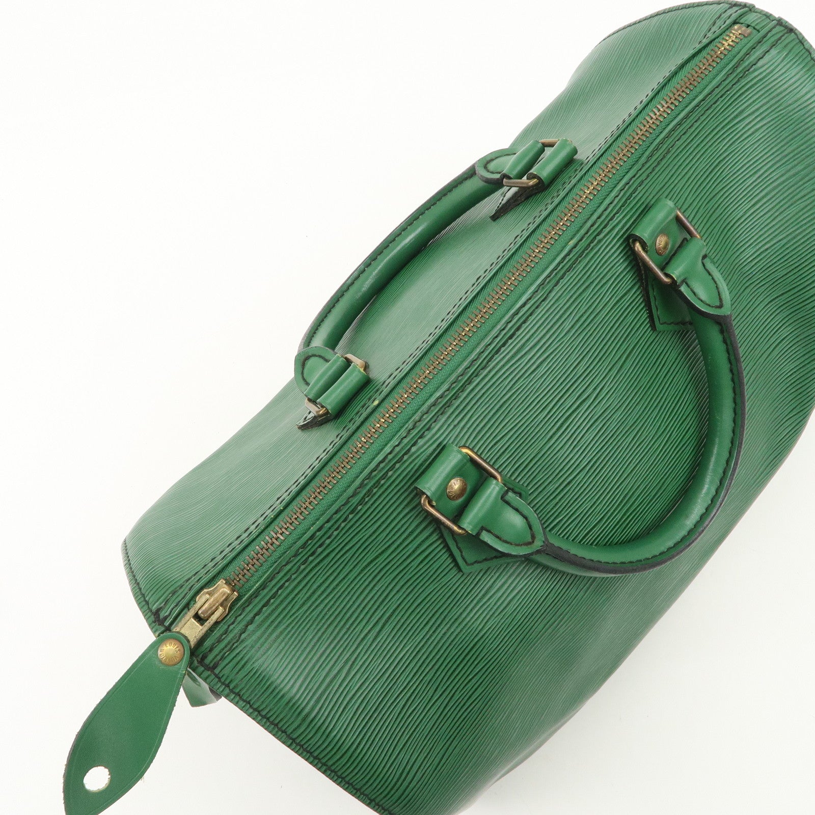 Louis Vuitton Epi Speedy 30 Boston Bag Hand Bag Borneo Green M43004