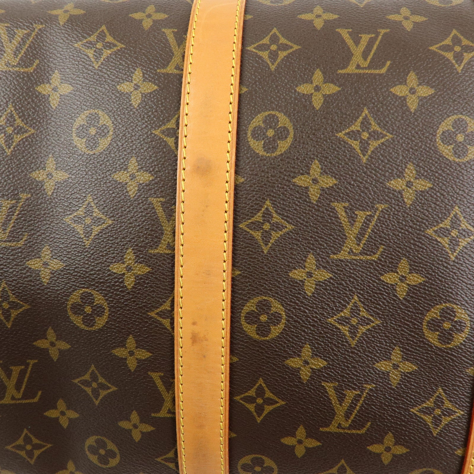 Louis Vuitton Monogram Keep All 55 Boston Bag Brown M41424