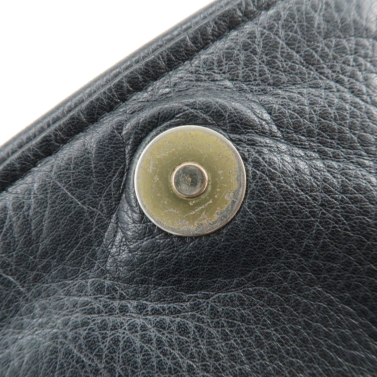 Chloe See By Chloe Cherry Leather 2Way Bag Hand Bag Black