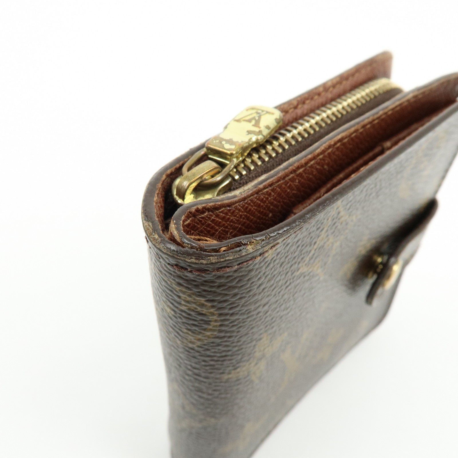 Louis Vuitton Monogram Compact Zippy Wallet Brown M61667