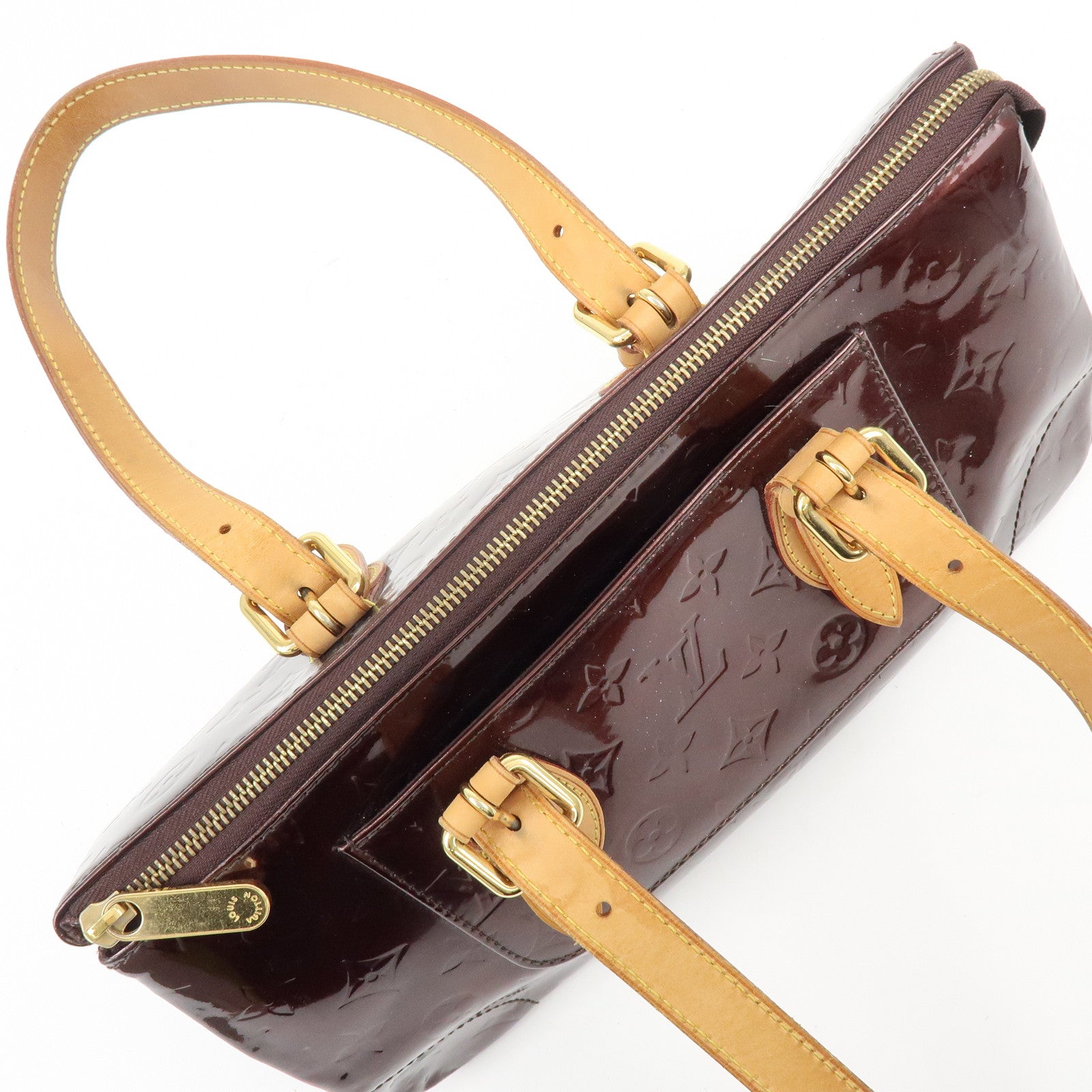 Louis Vuitton Monogram Vernis Rosewood Avenue Hand Bag M93510