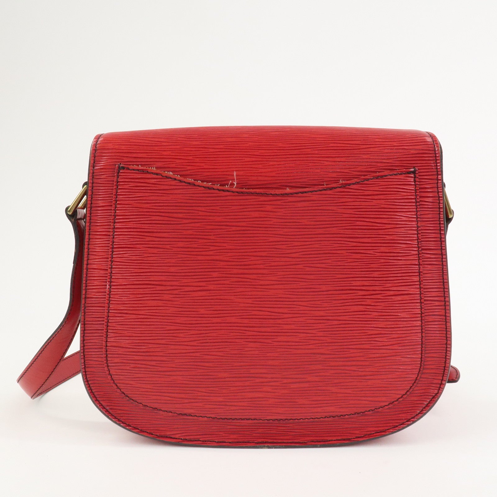 Louis Vuitton Epi Saint Cloud Shoulder Bag Crossbody Bag Red M52197