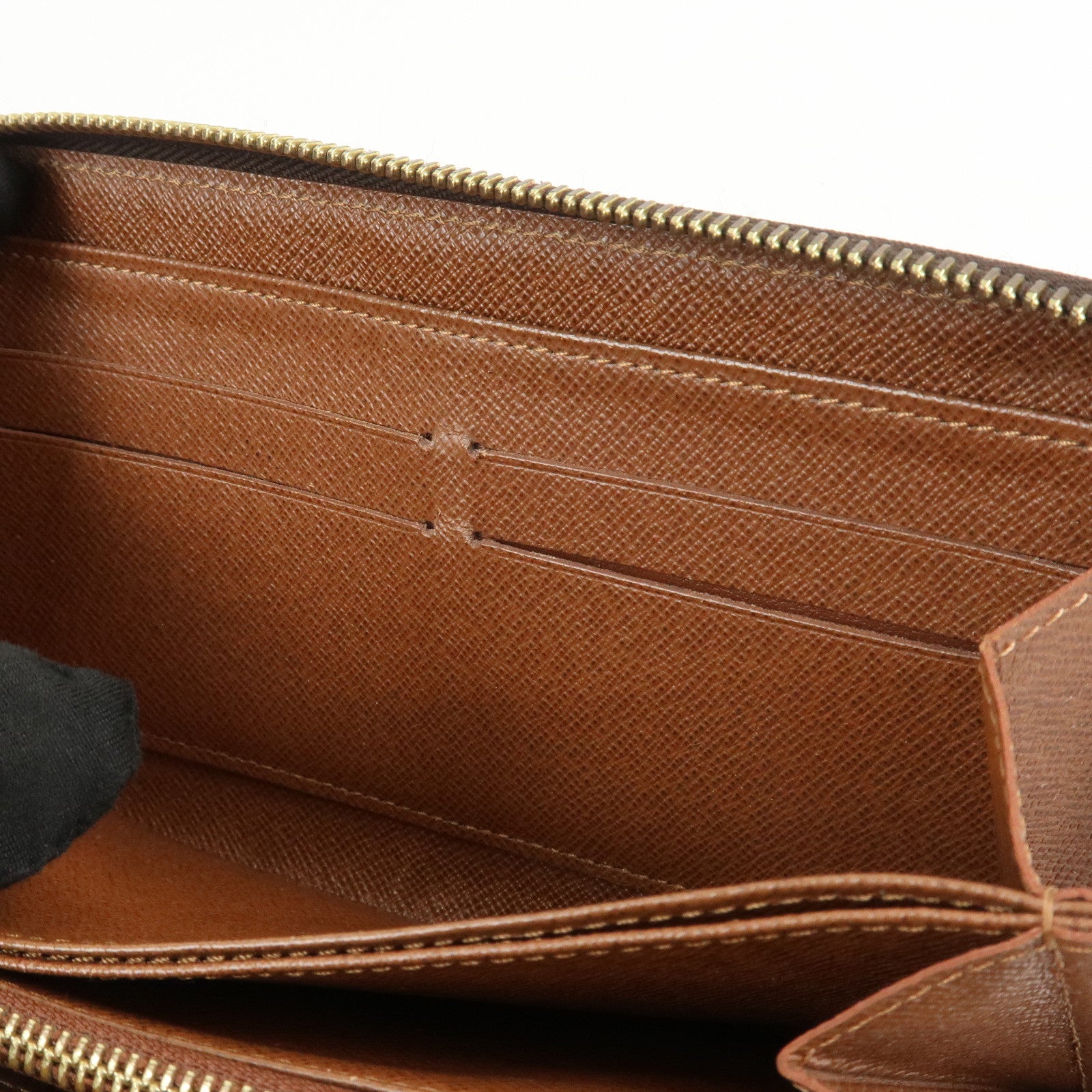 Louis Vuitton Monogram Canvas Zippy Long Wallet Brown M60017