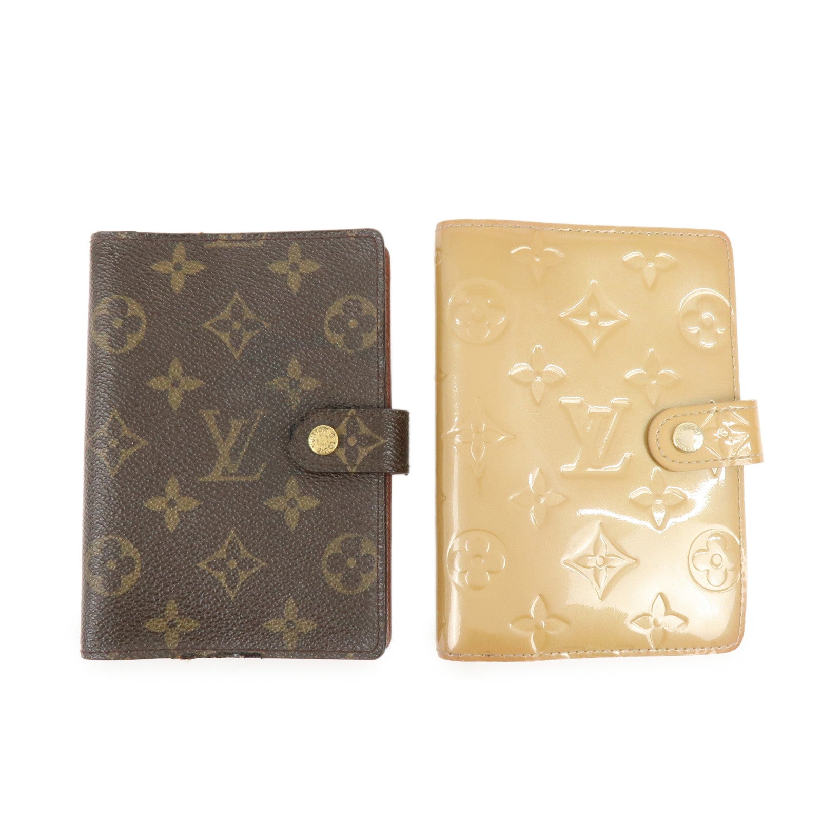Louis Vuitton Monogram Vernis Set of Agenda PM Covers R20005 R21009