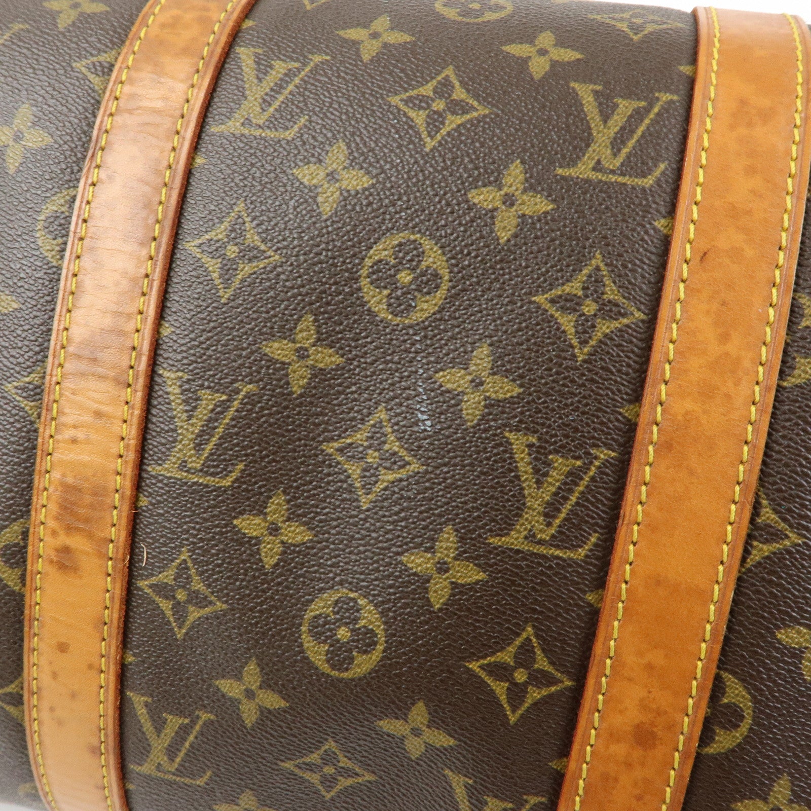 Louis Vuitton Monogram Keep All Bandouliere 50 Boston Bag M41416