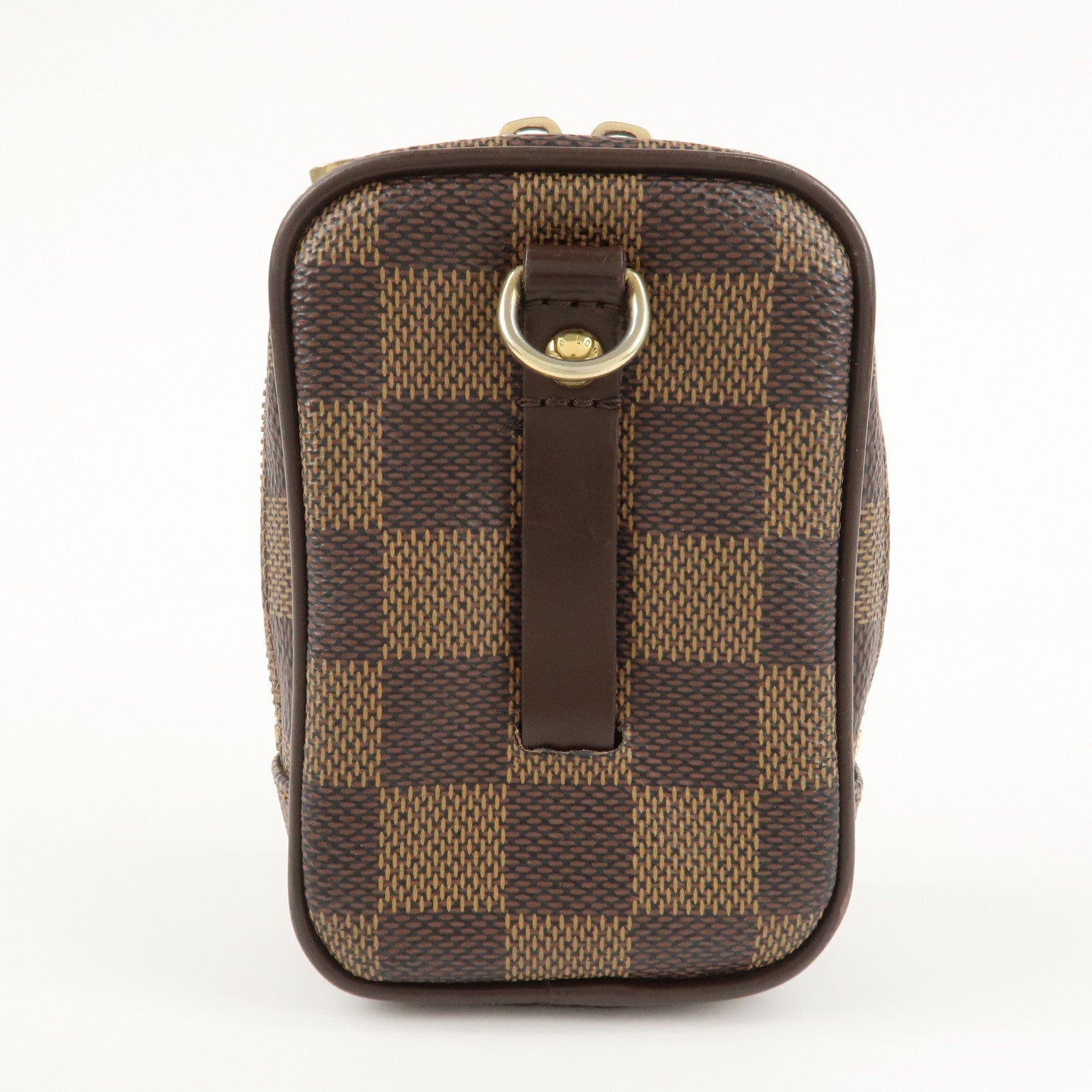 Louis Vuitton Damier Leather Canvas Etui Okapi PM Camera Case N61738 Used