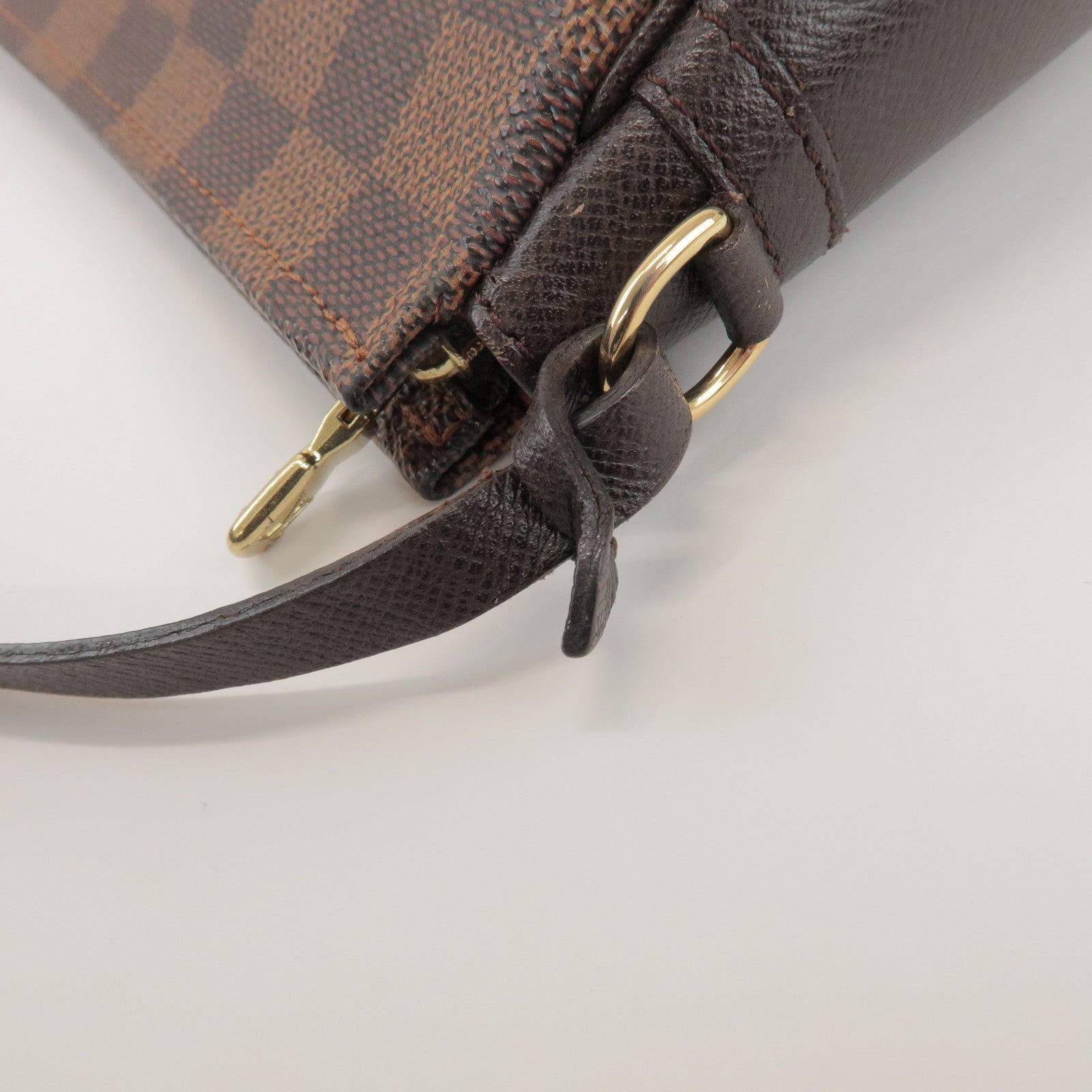 Louis Vuitton Damier Trousse Makeup Accessory Pouch Brown N51982
