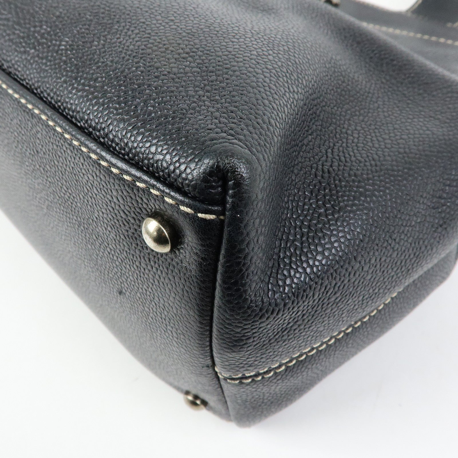 CHANEL COCO Mark Caviarskin 2Way Shoulder Bag Tote Bag 7034654