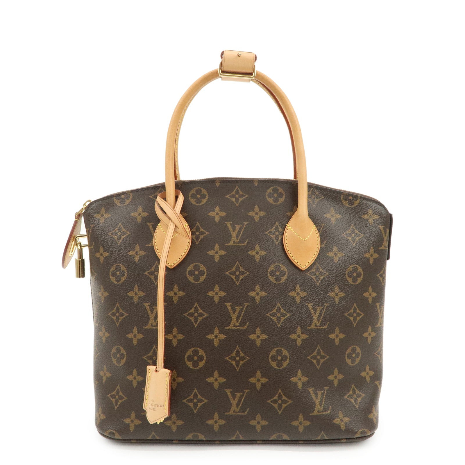 Louis Vuitton Monogram Leather Lockit PM Hand Bag Brown M40613