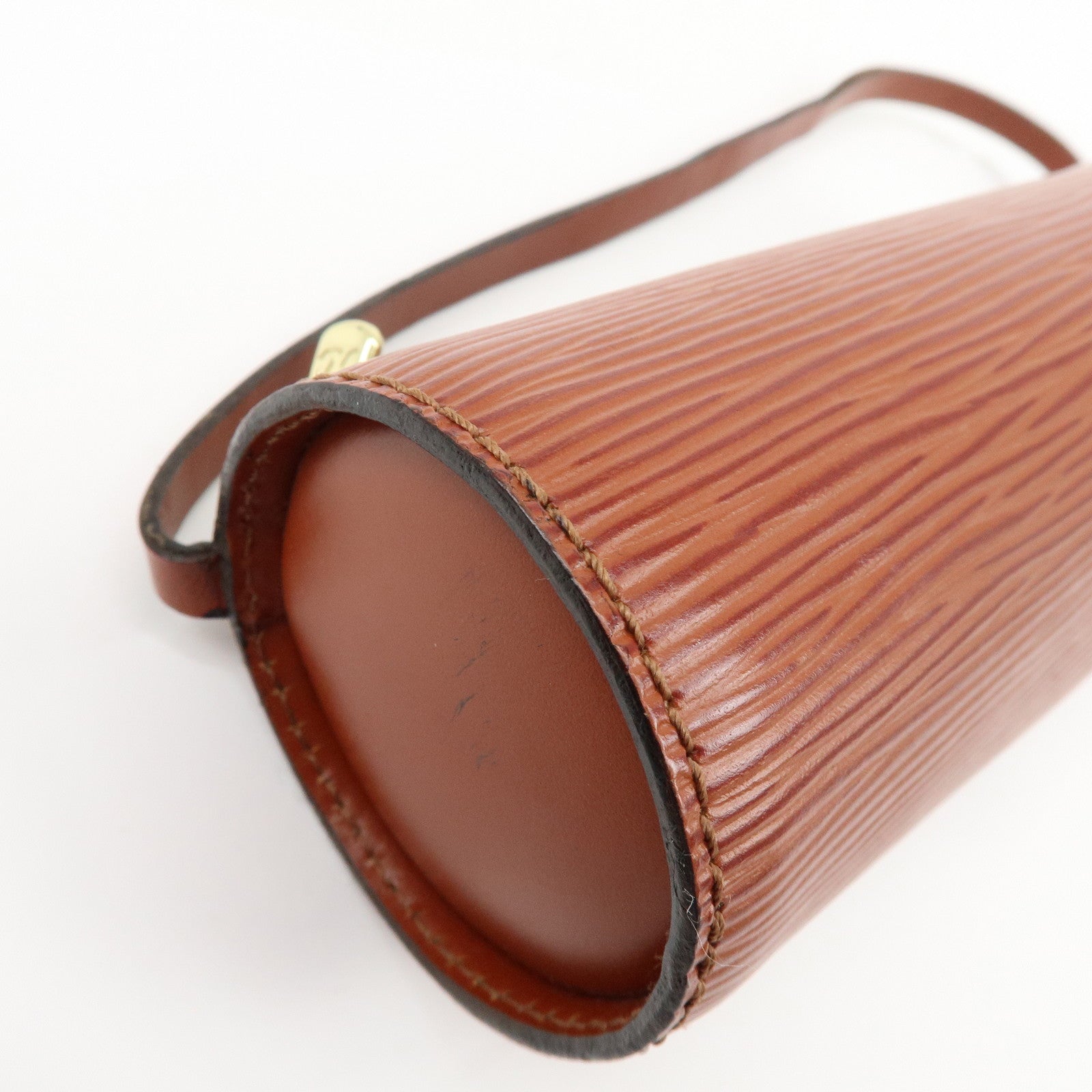 Louis Vuitton Epi Mini Pouch For Soufflot Hand Bag Kenya Brown