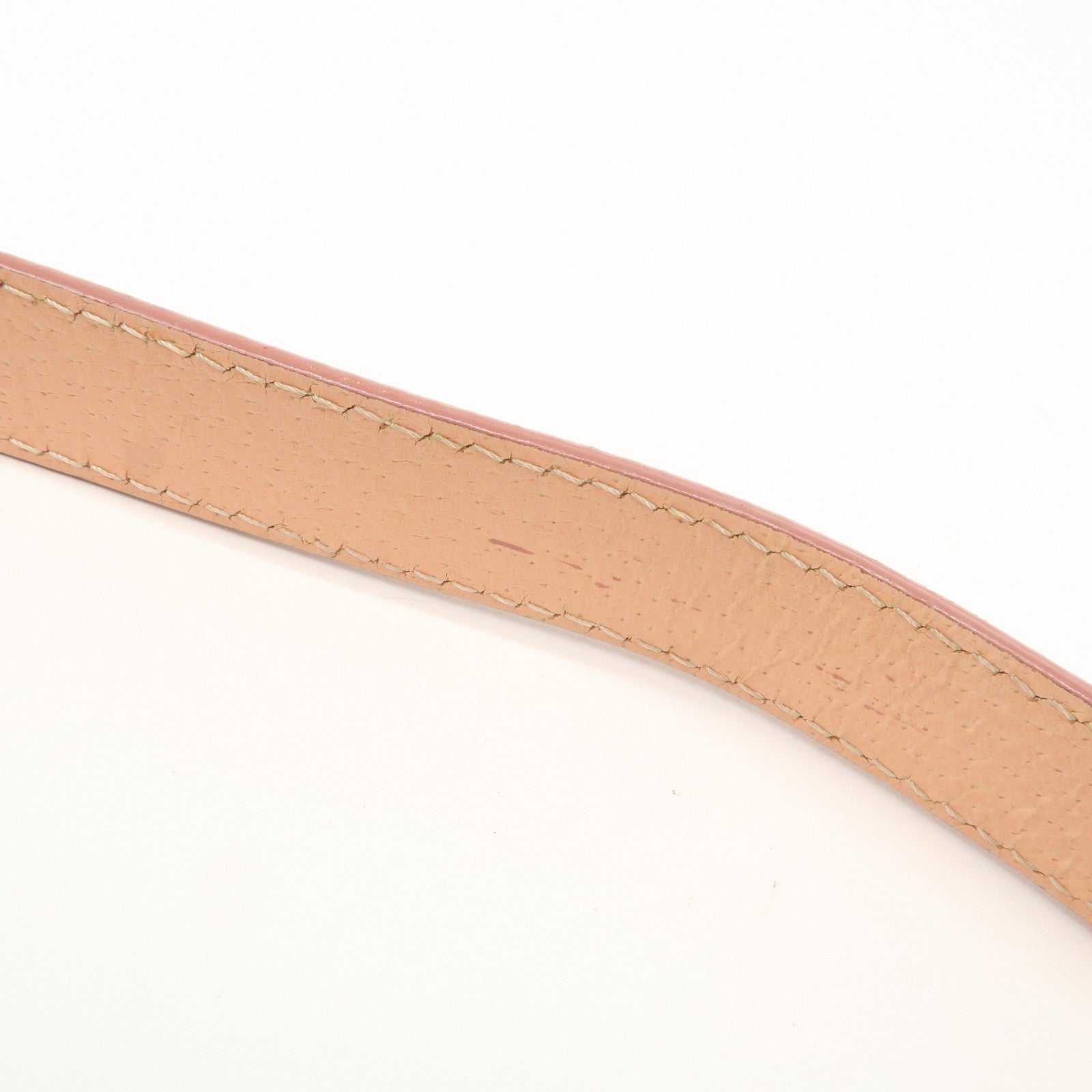 FENDI Mamma Baguette Leather Hand Bag Shoulder Bag Pink 26325