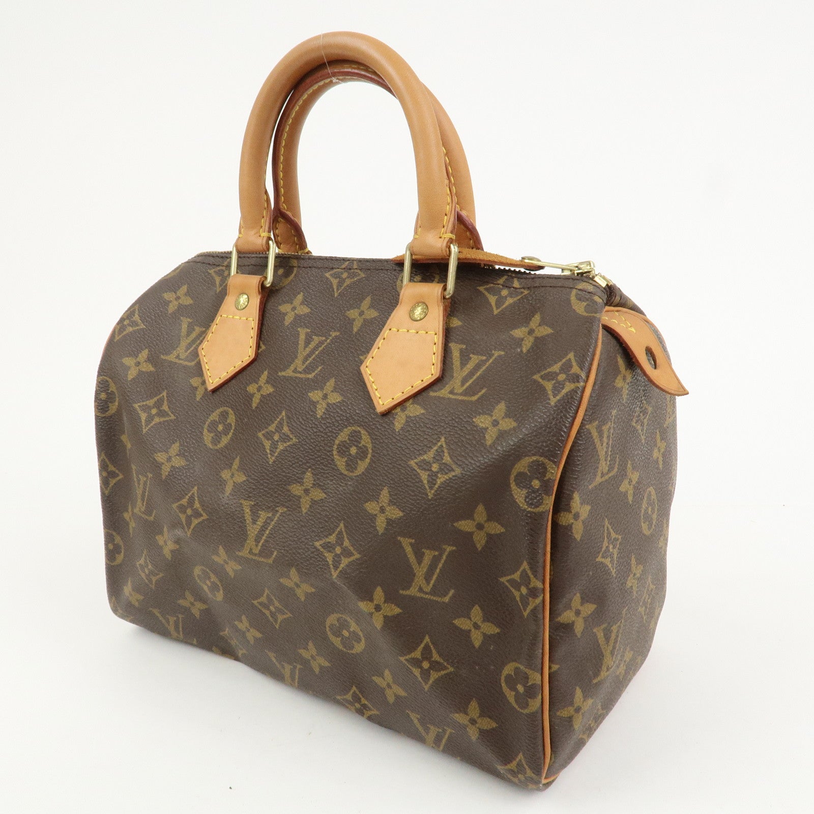 Louis Vuitton Monogram Speedy 25 Boston Bag Hand Bag Brown M41528