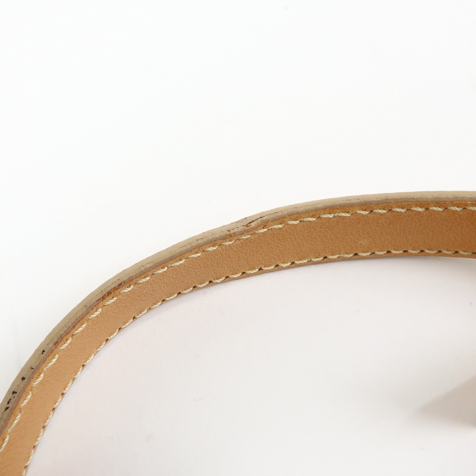 CELINE Macadam PVC Leather Hand Bag Shoulder Bag Beige
